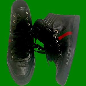 Gucci Hightop Black Authentic Sneaker